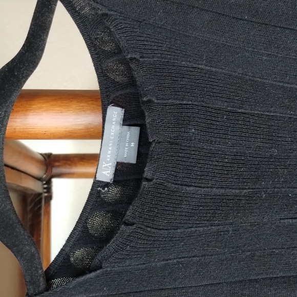 Armani Exchange black knitted little dress. Size M. - Picture 3 of 9